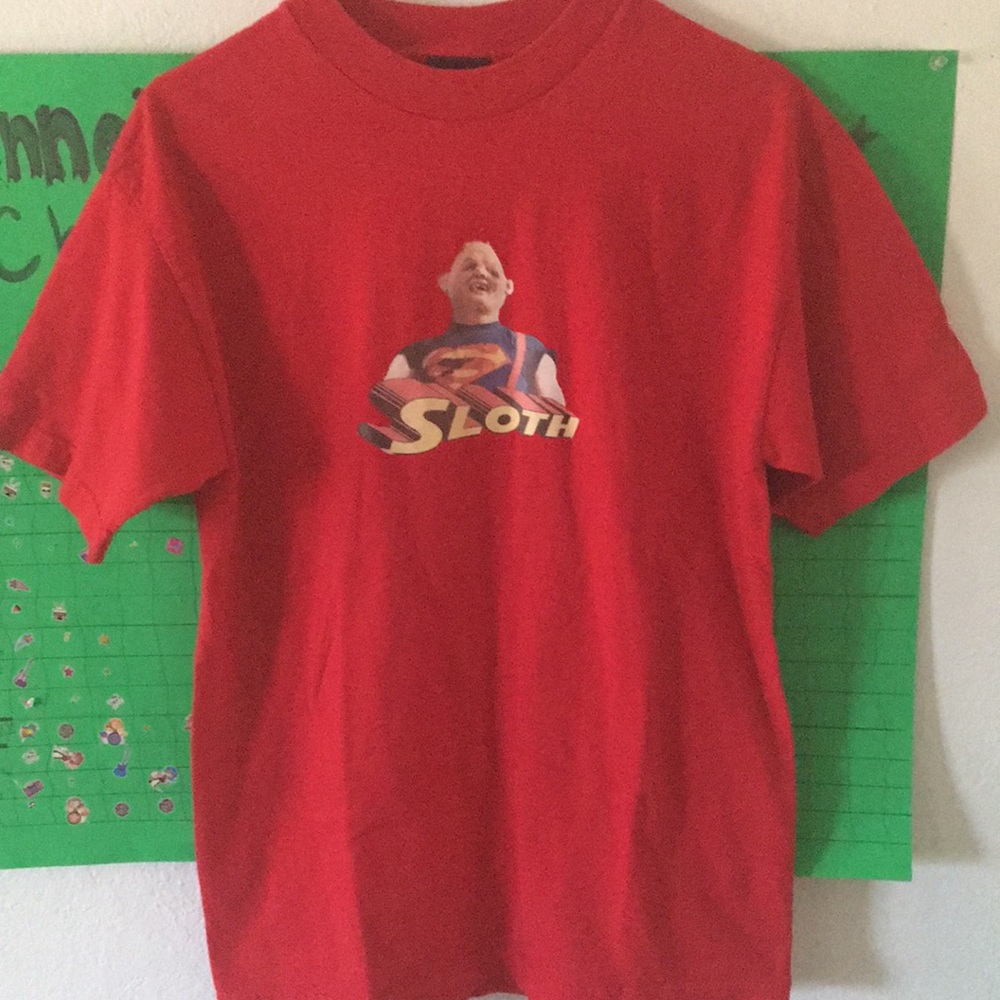 Sloth T-shirt, off of Goonies the Movie.